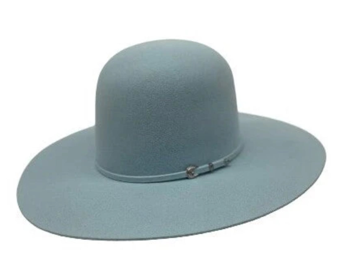 Sugarwest Hat Co 7X | Open Crown | 4 1/4" Brim | Powder Blue