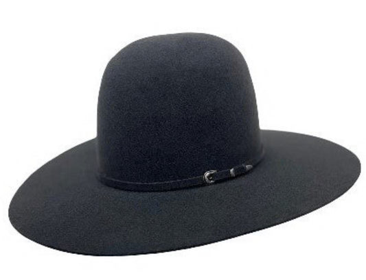 Sugarwest Hat Co 7X | Open Crown | 4 1/4" Brim | Charcoal