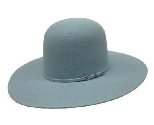 Sugarwest Hat Co 7X | Open Crown | 4 1/4" Brim | Powder Blue