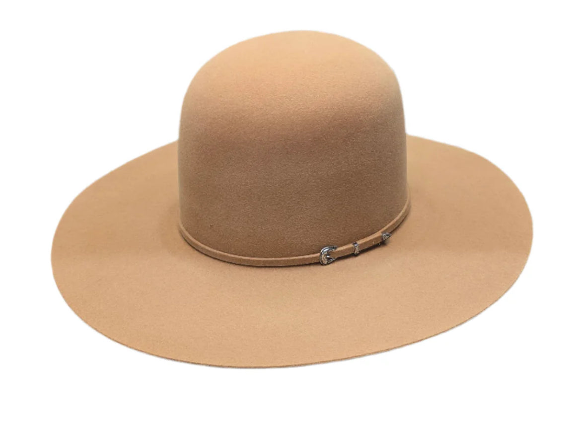 Sugarwest Hat Co 7X | Open Crown | 4 1/4" Brim | Camel