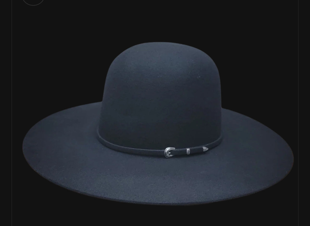 Rodeo King 3X | Open Crown | 4 1/4" Brim | Black